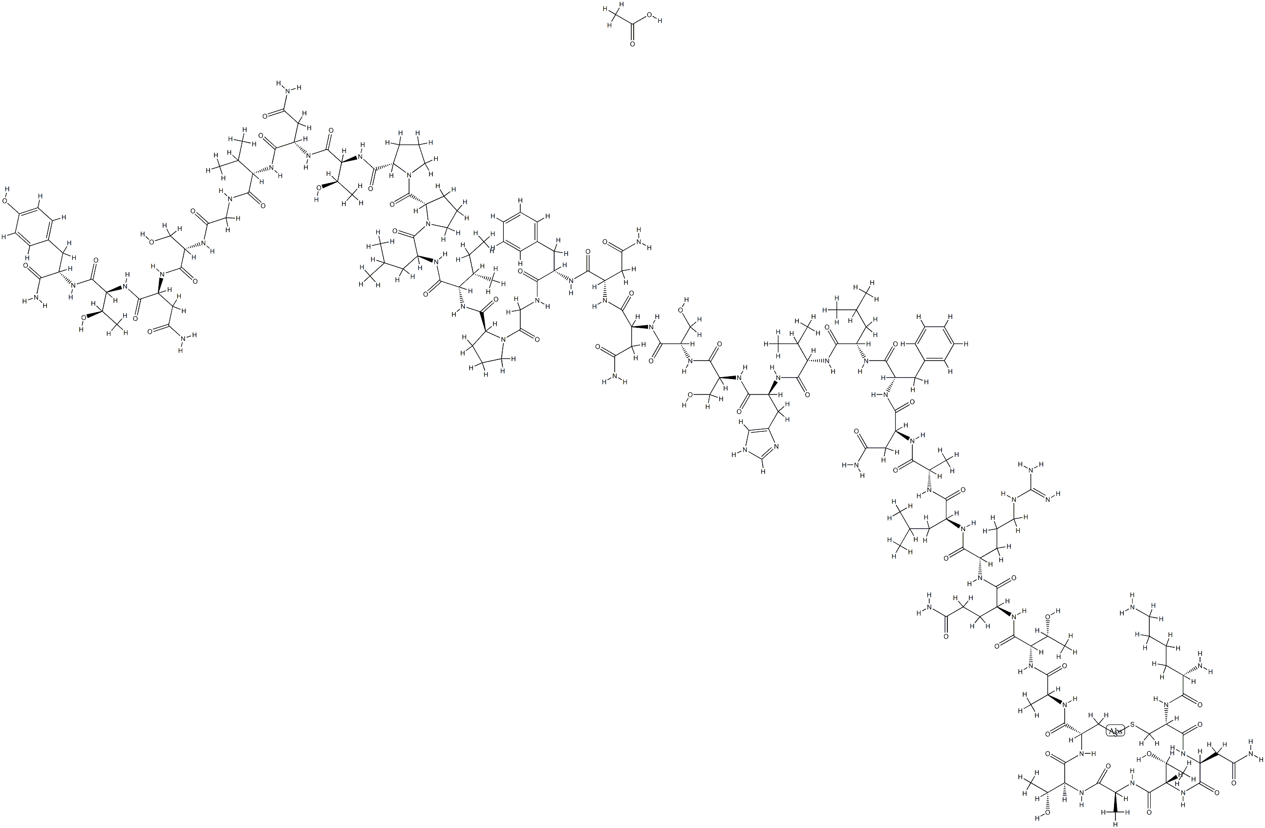 Triproamylin acetate Struktur