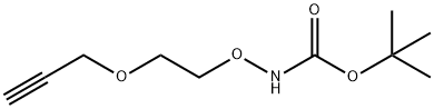 Boc-aminooxy-PEG1-Propargyl Struktur