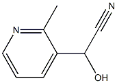 3-Pyridineacetonitrile,alpha-hydroxy-2-methyl-(9CI) Struktur