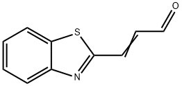 2-Propenal,3-(2-benzothiazolyl)-(9CI) Struktur