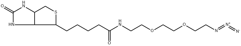 Biotin-PEG2-azide Structure