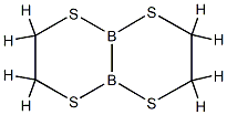 Tetrahydro[1,4,2,3]dithiadiborino[2,3-b][1,4,2,3]dithiadiborin Struktur