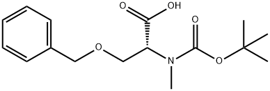 Boc-N-Me-D-Ser(Bzl)-OH Struktur