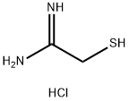 (1-amino-2-sulfanyl-ethylidene)azanium chloride Struktur