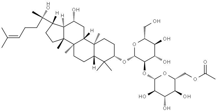 Ginsenoside Rs3 Struktur