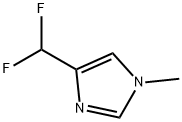 1H-Imidazole,4-(difluoromethyl)-1-methyl-(9CI) Struktur