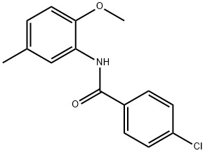 4-a€chloro-N-(2-methoxy-5-methylphenyl)benzamide Struktur