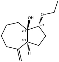 3a(1H)-Azulenol,3-ethoxyoctahydro-8-methylene-,(3alpha,3abta,8aalpha)-(9CI) Struktur