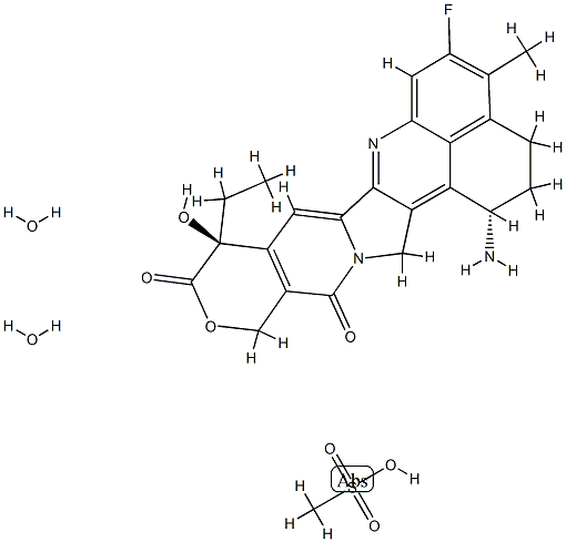 Exatecan mesylate Struktur