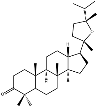 (24R)-20,24-Epoxy-24-methyl-5α-dammaran-3-one Struktur