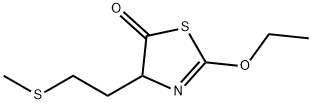 5(4H)-Thiazolone,2-ethoxy-4-[2-(methylthio)ethyl]-(9CI) Struktur