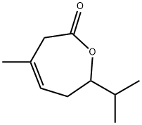 2(3H)-Oxepinone,6,7-dihydro-4-methyl-7-(1-methylethyl)-(9CI) Struktur