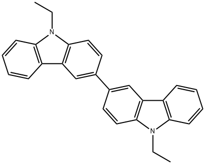 3,3'-Bis(9-ethylcarbazolyl) Struktur