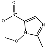 1H-Imidazole,1-methoxy-2-methyl-5-nitro-(9CI) Struktur