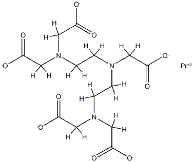 praseodymium DTPA Struktur