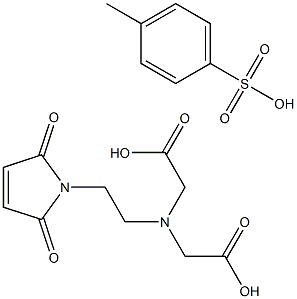 N-(carboxymethyl)-N-[2-(2,5-dihydro-2,5-dioxo-1H-pyrrol-1-yl) Struktur