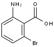 2-Amino-6-bromobenzoic acid Struktur