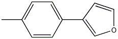 3-(4-Methylphenyl)-furan Struktur