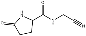 2-Pyrrolidinecarboxamide,N-(cyanomethyl)-5-oxo-(8CI,9CI) Struktur