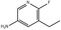 3-Pyridinamine,5-ethyl-6-fluoro-(9CI) Struktur