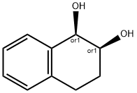 rel-1,2,3,4-Tetrahydronaphthalene-1α*,2α*-diol Struktur