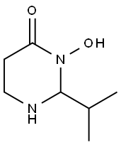 4(1H)-Pyrimidinone,tetrahydro-3-hydroxy-2-(1-methylethyl)-(9CI) Struktur