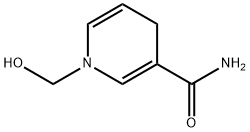 3-Pyridinecarboxamide,1,4-dihydro-1-(hydroxymethyl)-(9CI) Struktur