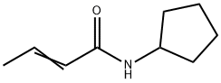 2-Butenamide,N-cyclopentyl-(9CI) Struktur