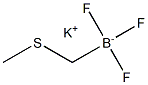 Potassium (thiomethyl)methyltrifluoroborate Struktur