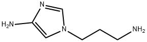 1H-Imidazole-1-propanamine,4-amino-(9CI) Struktur