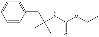 N-(α,α-Dimethylphenethyl)carbamic acid ethyl ester Struktur