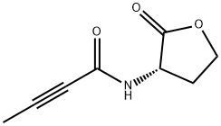 2-Butynamide,N-[(3S)-tetrahydro-2-oxo-3-furanyl]-(9CI) Struktur