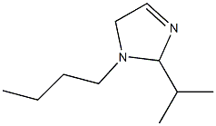 1H-Imidazole,1-butyl-2,5-dihydro-2-(1-methylethyl)-(9CI) Struktur