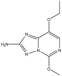 [1,2,4]Triazolo[1,5-c]pyrimidin-2-amine,8-ethoxy-5-methoxy-(9CI) Struktur