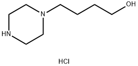 4-(1-piperazinyl)-1-butanol dihydrochloride Struktur