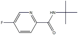 2-Pyridinecarboxamide,N-(1,1-dimethylethyl)-5-fluoro-(9CI) Struktur