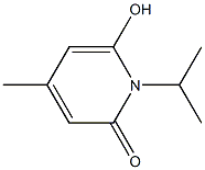 2(1H)-Pyridinone,6-hydroxy-4-methyl-1-(1-methylethyl)-(9CI) Struktur