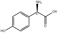 4-Hydroxy-D-(-)-2-phenylglycine Structure