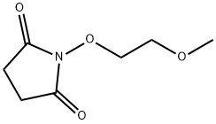 2,5-Pyrrolidinedione,1-(2-methoxyethoxy)-(9CI) Struktur