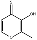 4H-Pyran-4-thione,3-hydroxy-2-methyl-(8CI,9CI) Struktur