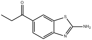 1-Propanone,1-(2-amino-6-benzothiazolyl)-(8CI) Struktur