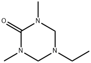 1,3,5-Triazin-2(1H)-one,5-ethyltetrahydro-1,3-dimethyl-(9CI) Struktur