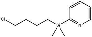 Pyridine,2-[(4-chlorobutyl)dimethylsilyl]-(9CI) Struktur