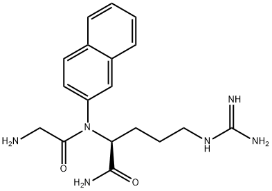 H-Gly-Arg-βNA Struktur