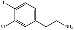 2-(3-chloro-4-fluorophenyl)ethanamine Struktur