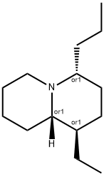 2H-Quinolizine,1-ethyloctahydro-4-propyl-,(1R,4R,9aS)-rel-(9CI) Struktur