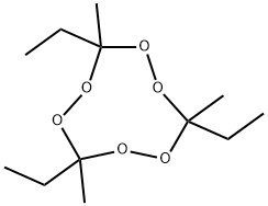 3,6,9-Triethyl-3,6,9-trimethyl-1,4,7-triperoxonane Struktur