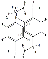 6-Nitrotricyclo[10.2.2.25,8]octadeca-5,7,12,14(1),15,17-hexene Struktur