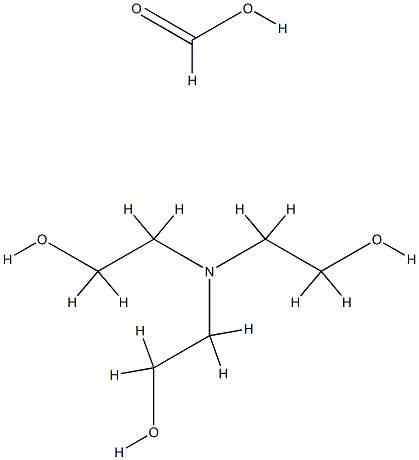 formic acid, compound with 2,2',2''-nitrilotris[ethanol] (1:1)  Struktur