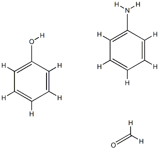 Phenolic plastics,aniline modified Struktur